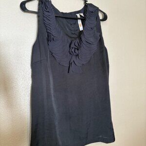 Adiva Ladies Sleeveless Charcoal Gray Blouse